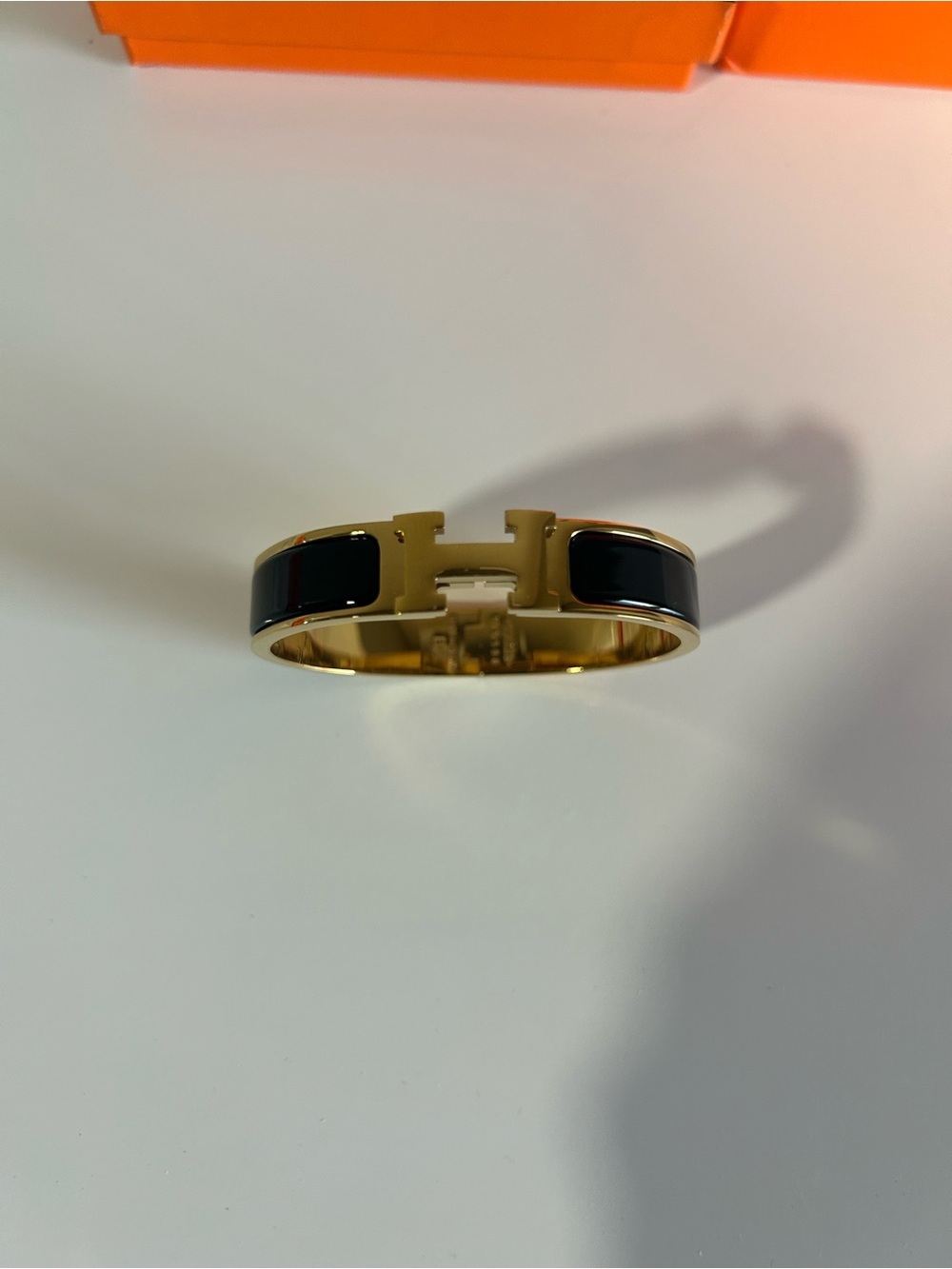 Hermes Black And Gold Clic
H Bracelet - Picture 4 of 5